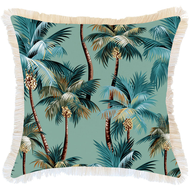 Indoor Outdoor Cushion Cover Palm Trees Lagoon