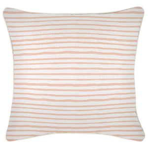 Indoor Outdoor Cushion Cover Paint Stripes Blush