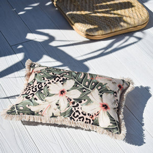 Cushion Cover-Coastal Fringe-Tropical Jungle-35cm x 50cm