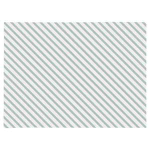 Placemat set of 4-Side Stripe Seafoam-46cm x 33cm